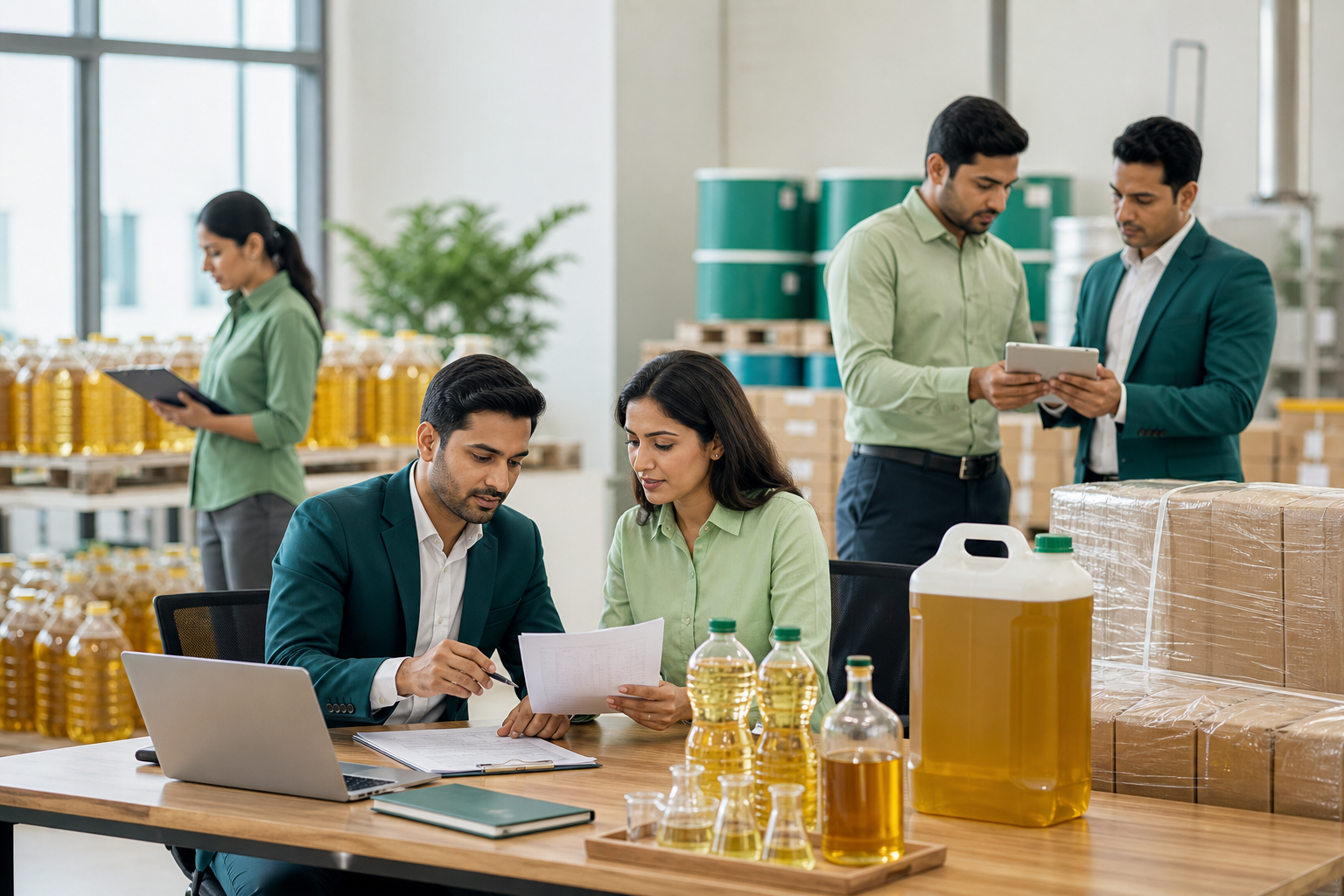 Professional edible oil procurement and coordination