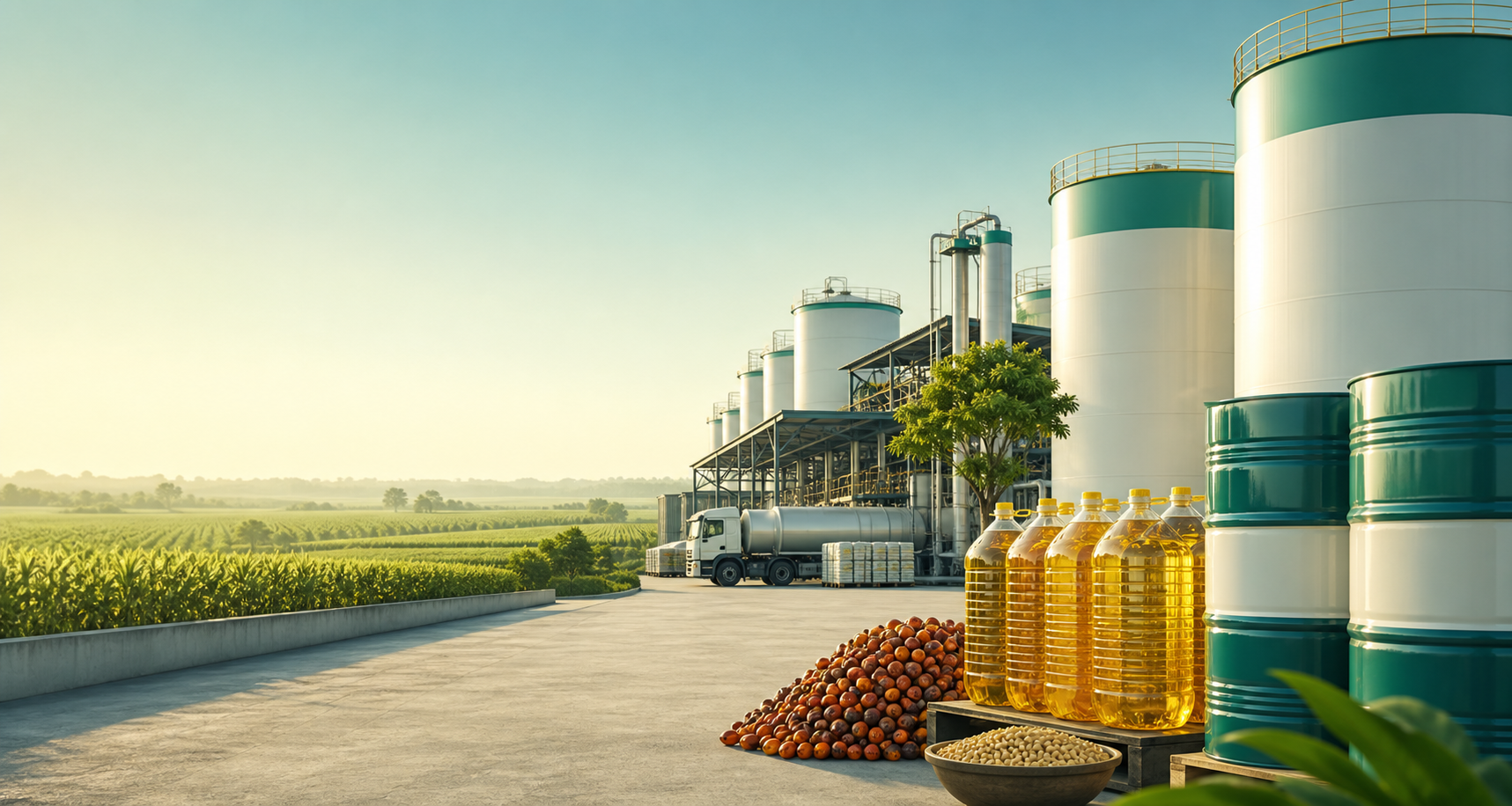 Edible oil supply chain and logistics operation